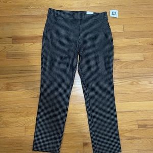 Anne Klein slim ankle plus size women’s pants size 14 black/white